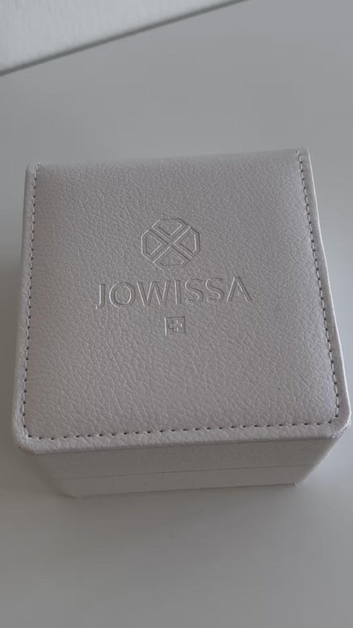 Swiss Ladies Watch - with silver strap and black dial - all swiss made watch for women