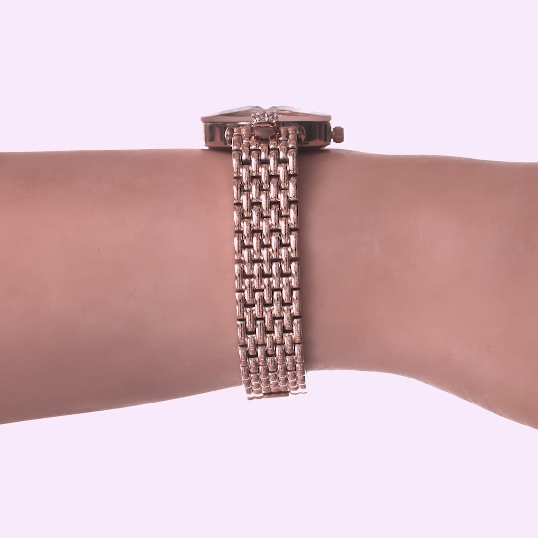 Facet Strass Swiss Ladies Watch J5.772.S