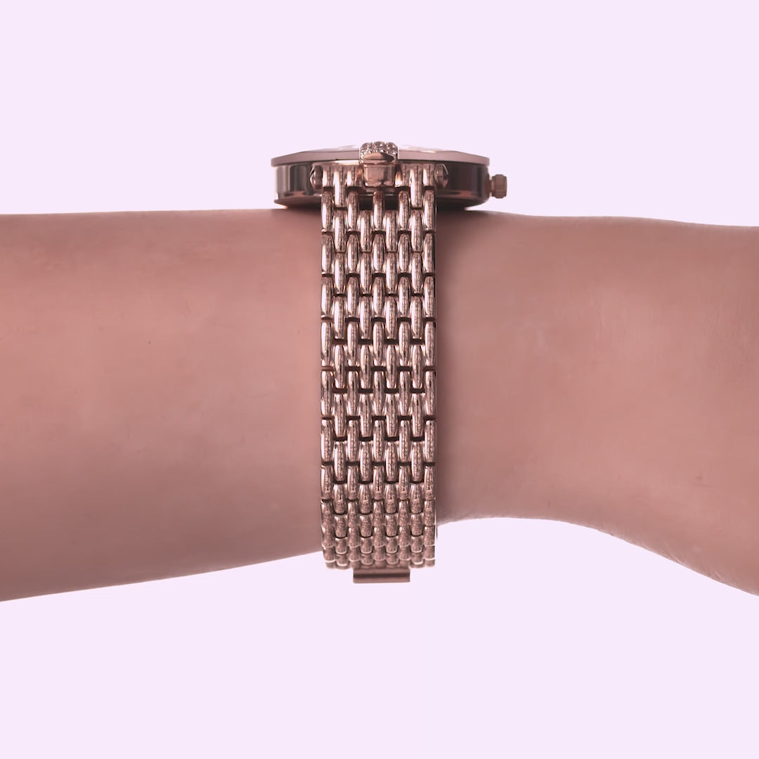 Facet Strass Swiss Ladies Watch J5.772.M