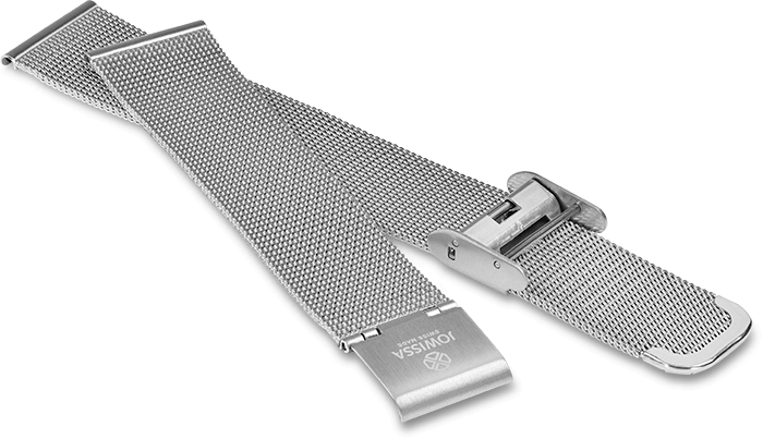 Watch Band Stainless Steel 18mm Silver E4.198.L