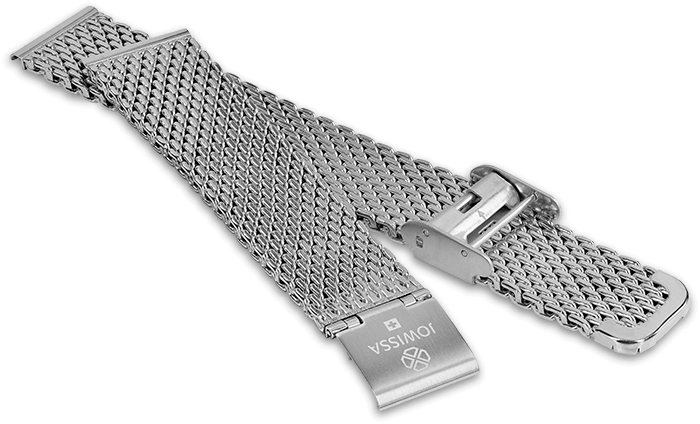 Watch Band Stainless Steel 18mm Silver E4.193.L