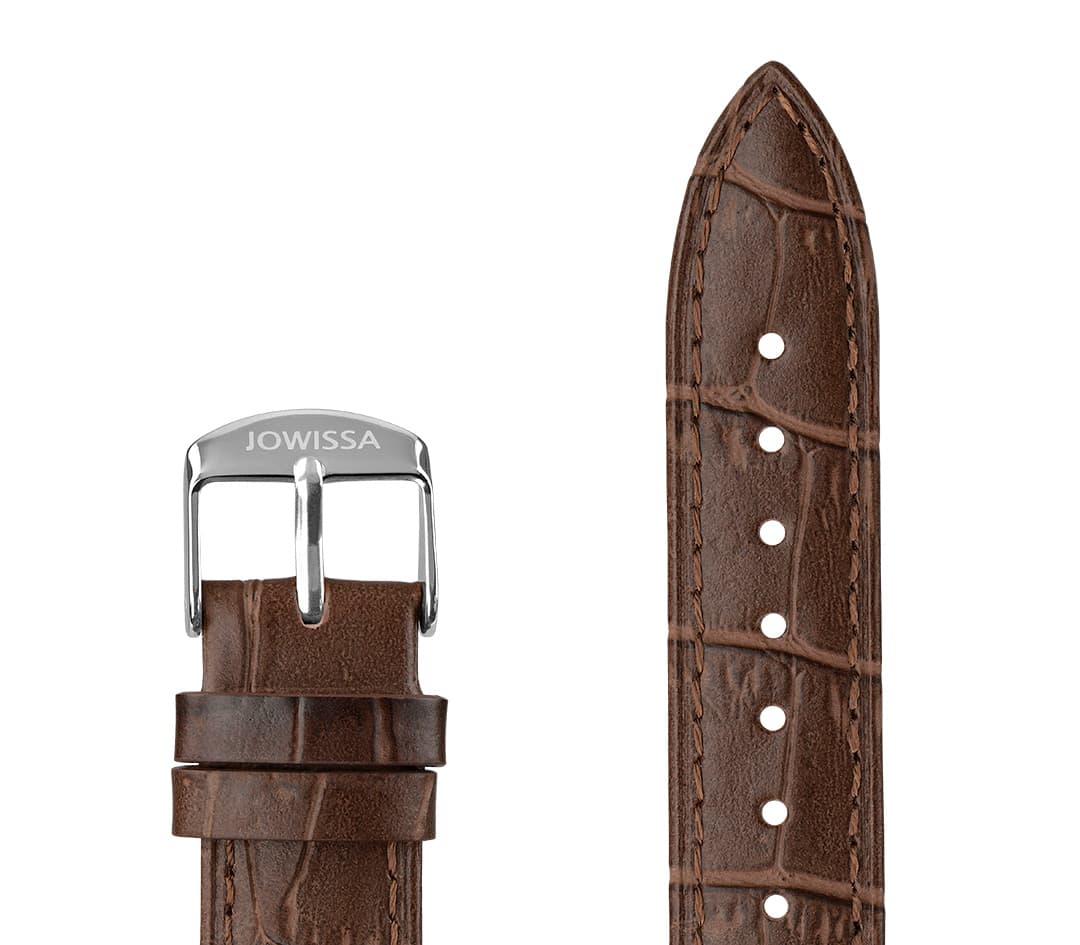Mattes Alligator Leder Uhrband E3.1464.L