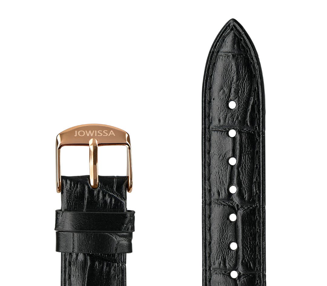 Mattes Alligator Leder Uhrband E3.1443.L