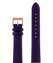Carica l&#39;immagine nel visualizzatore di Gallery, Front View of 18mm Purple / Rosa Stingray Watch Strap E3.1114 by Jowissa

