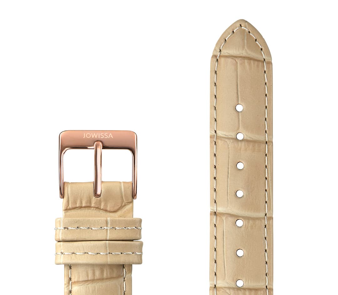 Mattes Alligator Leder Uhrband E3.1159