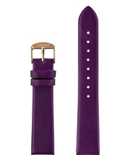 Carica l&#39;immagine nel visualizzatore di Gallery, Front View of 18mm Purple / Rosa Plain Mat Watch Strap E3.1471.L by Jowissa
