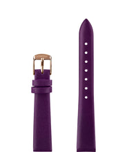 Lade das Bild in den Galerie-Viewer, Front View of 15mm Purple / Rosa Plain Mat Watch Strap E3.1471.M by Jowissa
