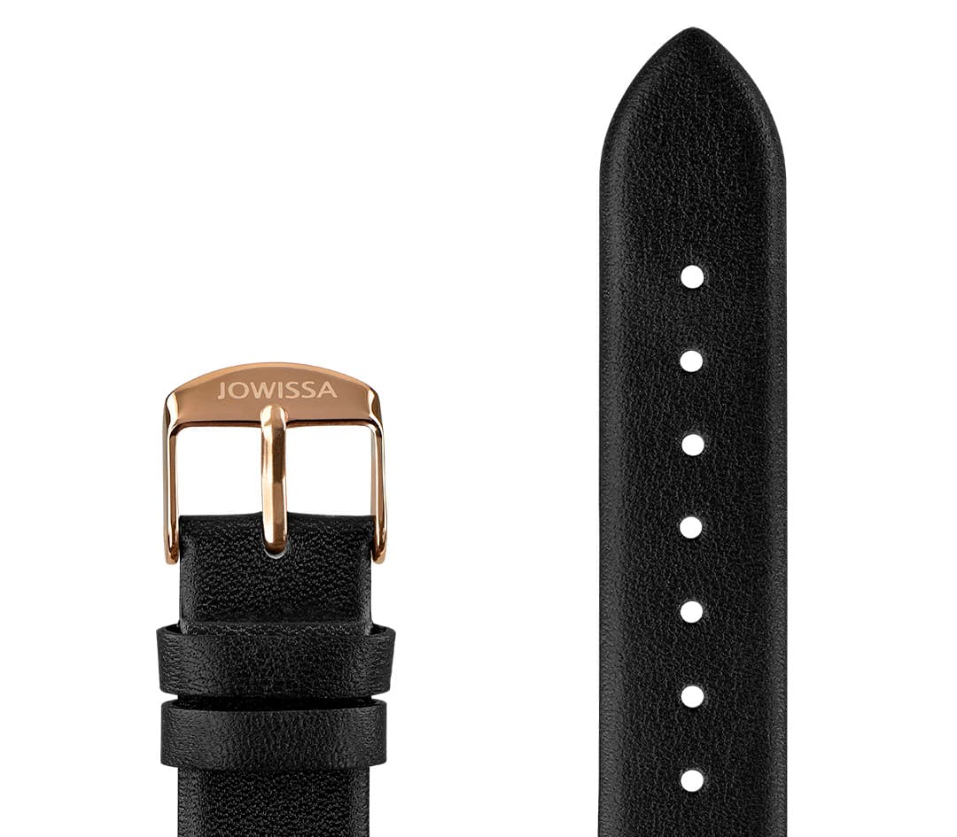 Plain Mat Leather Watch Strap E3.1442.L