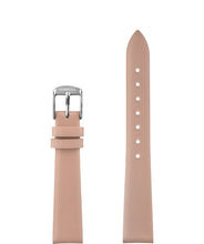 Load image into Gallery viewer, Front View of 15mm Rose / Silver Plain Mat Watch Strap E3.1478.M by Jowissa
