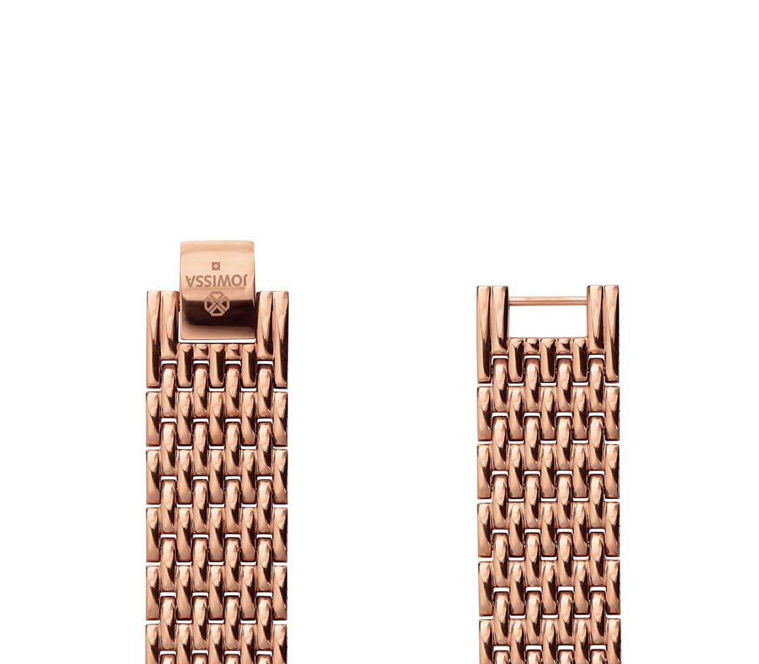 Watch Band Stainless Steel 15mm Rosegold E4.225.M