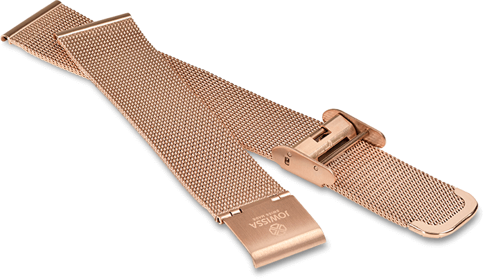Watch Band Stainless Steel 18mm Rosegold E4.197.L